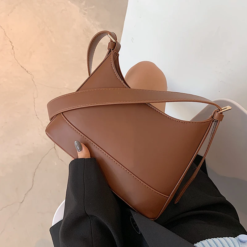 

с доставкой Solid Color PU Leather Handbags For Women 2020 Shoulder Bag Female Small Elegant Totes Lady Handbag Luxury Hand Bag